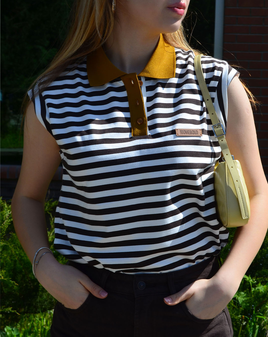 KONTRAST TRİKO YAKA TSHIRT