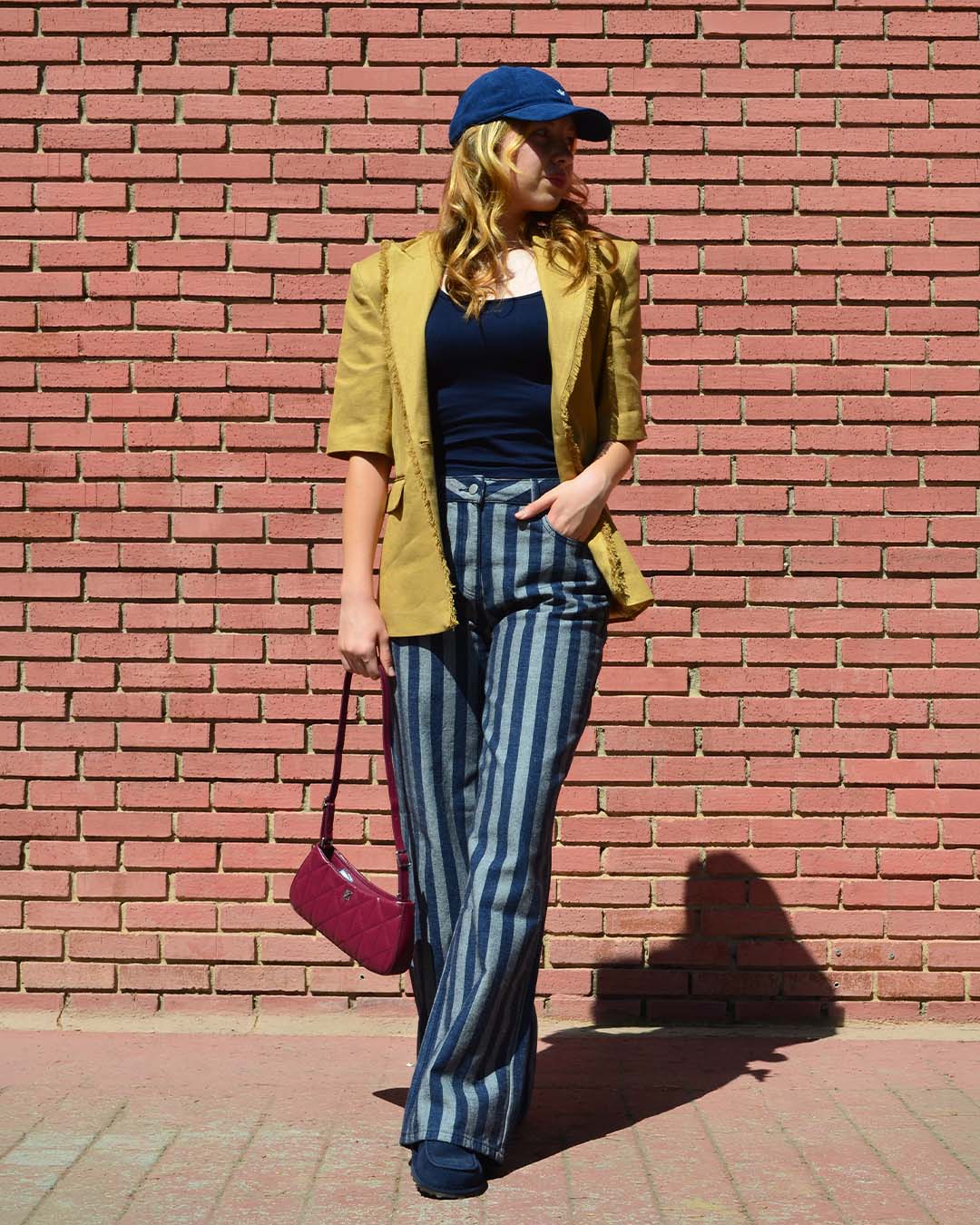 PÜSKÜL ŞERİTLİ BLAZER