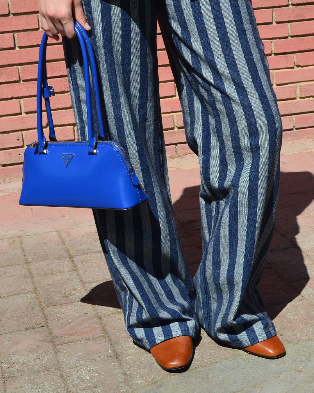 ÇİZGİLİ DENIM PANTOLON